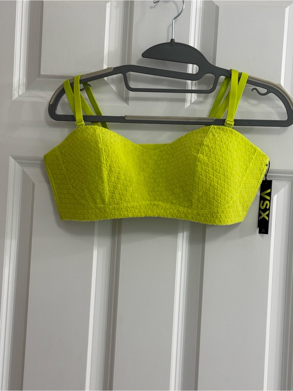 Victoria's Secret Neon Yellow VSX Bra NWT